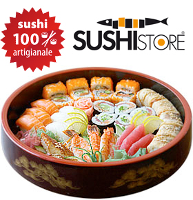 Vaschetta di sushi per il take away